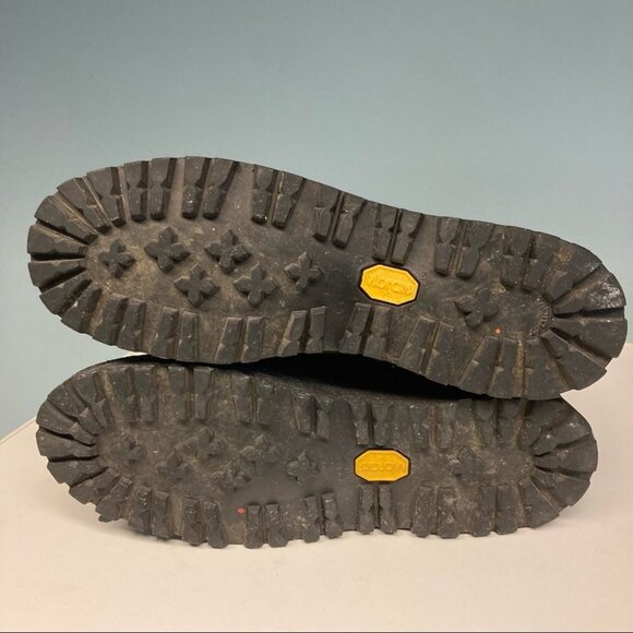 WOMEN - DANNER Sz 9 Moto Military Style Y2K Lined Leather Mid-Calf Lace Up Boots - Picture 12 of 15